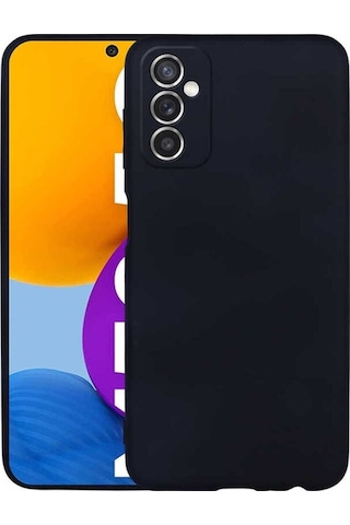 Galaxy M52 Kılıf Zore Premier Silikon Kapak Siyah