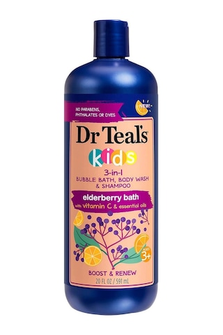 Dr.teals Kids Elderberry 3in1 Banyo Köpüğü + Vücut Şampuanı + Şampuan 591ml