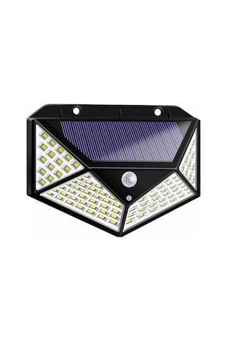 Solar Hareket Sensörlü Duvar Lambası 100 Led Solar Hareket Sensörlü Duvar Lambası 100 Led