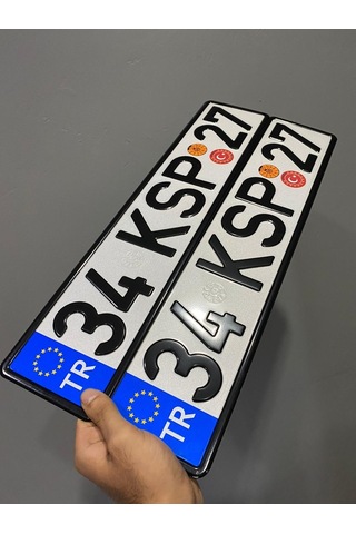 Appcity 6'Lı Plaka Pul Seti , Avrupa Birliği Yıldız Sticker ,