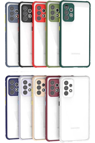 Galaxy Uyumlu A52 Kılıf Zore Kaff Kapak Mor