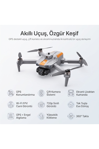 R06 Elite Katlanabilir Drone