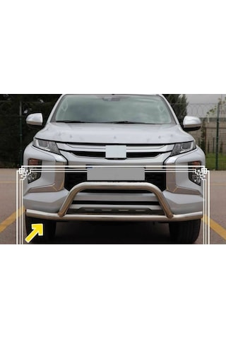 Nissan Navara Off Road Ön Koruma Krom Faceoff Chrome 2006+ Pst14