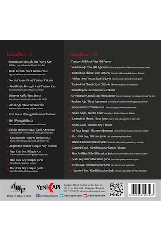 Bekir Sıdkı Sezgin - Klasikler 1-2 Cd