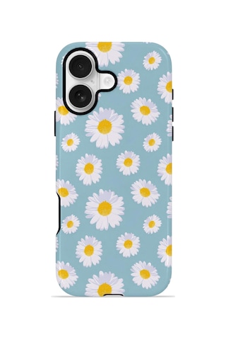 Apple iPhone Uyumlu 17 Vorian Çift Katmanlı Kılıf Daisy Sky