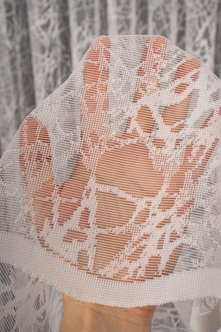 Cam Kırığı Desen Örme Tül Perde 1207