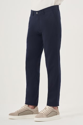Morven Erkek Lacivert Yazlık Pamuk Yan Cep Slim Fit Chino Pantolon 25ys003010200 Lacivert