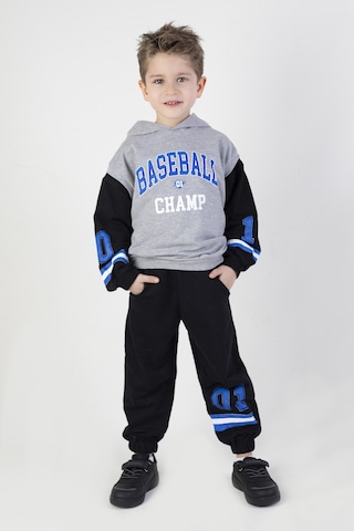 Harika Kids Erkek Çocuk Baseball Baskılı Örme Basic Eşofman Takımı 001