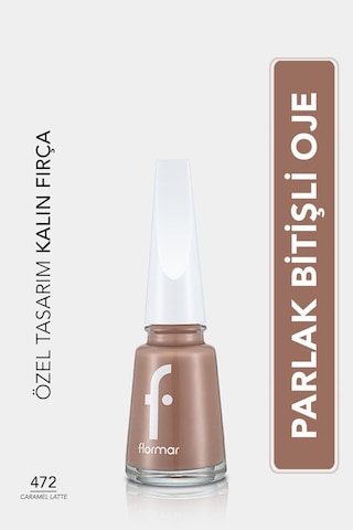 Klasik Parlak Bitişli Yüksek Pigmentli Oje -nail Enamel- 472 Caramel Latte New- 8682536036221 Diğer
