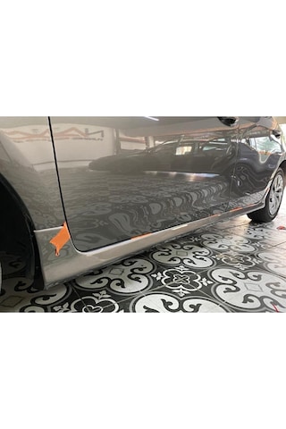 Toyota Corolla Uyumlu Twin Yan Marşpiyel Seti Mat Siyah 2013 - 2019