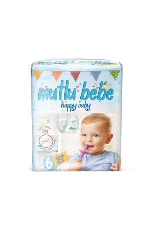 Mutlu Bebe Bebek Bezi 6 Numara Xlarge 16 Adet