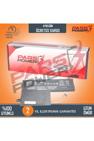 Lenovo Uyumlu Yoga 500. 510. 520 Batarya - Pil Pars Power Ver. 1