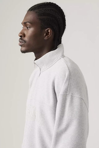 Levi's Erkek Bol Kesimli Yarım Fermuarlı Gri Sweatshirt - 005hs-0004 Gri