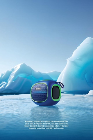 Torima D90 Taşınabilir Bluetooth Hoparlör Mavi