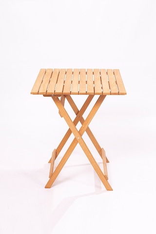 60x60cm Bistro Masa - Bahçe&balkon&teras&cafe Masası Ahşap