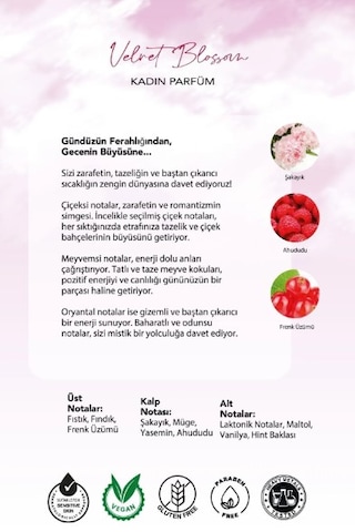 Farmasi Velvet Blossom Kadın Parfüm EDP 50 ML