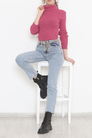 Buyers Butik - Balıkçı Yaka Body Fuşya - 7656.1319. 001