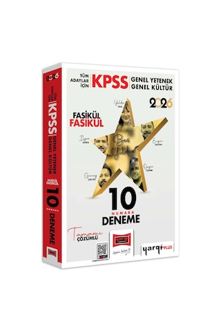 Yargı 2026 Kpss Tüm Adaylar İçin Gk-gy Tüm Dersler Fasikül Fasikül On Numara 5 Yıldız 10 Deneme Yargı 2026 Kpss Tüm Adaylar İçin Gk-gy Tüm Dersler Fasikül Fasikül On Numara 5 Yıldız 10 Deneme