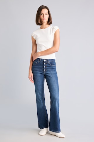 Defacto Mıa Düğmeli Flare Fit Normal Bel Jean Pantolon I4311ax26wnnm34 Mavi-nm34