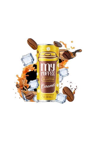 My Coffee Caramel Aromalı Soğuk Kahve 250 Ml X 12 Adet Hazır