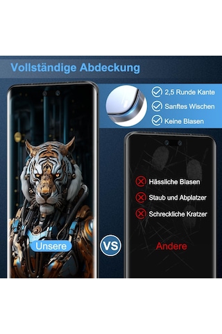 Honor Magic 6 Pro Ekran Koruyucu Cam Tam Kaplar Polymer Nano Glue