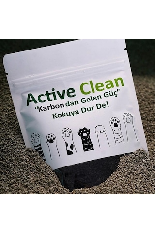 Active Clean Hindistan Cevizli Organik Kedi Kumu Koku Giderici 25 Gr