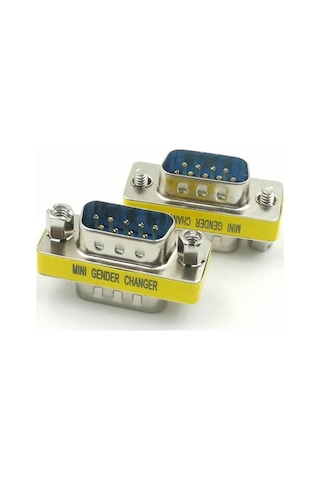 Rs232 Erkek Erkek Çevirici Db9 Rs232 Erkek Erkek Com Çevirici Dönüştürücü