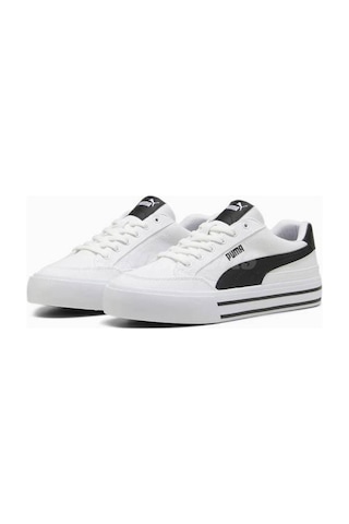 Puma Erkek Sneaker Beyaz Siyah 396353-02 Court Classic Vulc Fs 24y680000214 68034 Beyaz