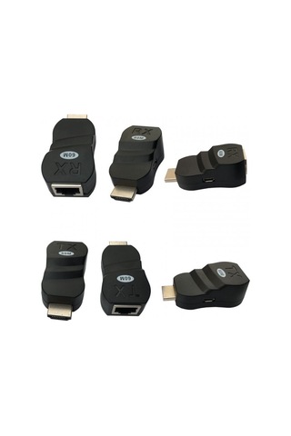 Hdmı Extender Rj45 To Hdmı Extender Cat5/cat6 60m Extender Çevirici V1.4