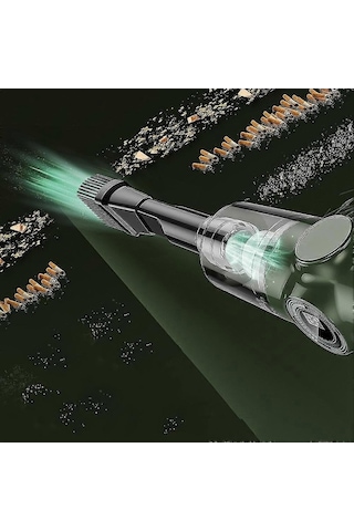 Createtech Toz Toplayıcı Tipi Taşınabilir Süpürgesi Otomobil Mini Makinesi Küçük Kablosuz Emiş Elektrikli El Araba Ou