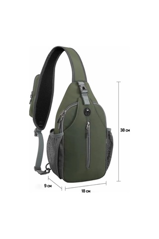 Cs Sokaklar İçin Tek Askılı Balıkçı Sırt Çantası 393733571 Khaki