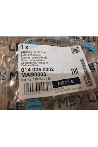 Mercedes W107 W114 W115 W116 W126 Arka Salıncak Burcu Takım Meyle