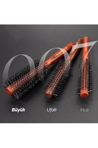 Elsa Professional 007 İnce Fön Fırçası 3'lü