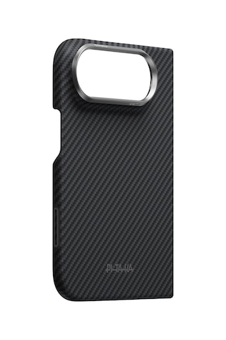 Apple Uyumlu iPhone Duo Kılıf M-safe Özellikli 600d Aramid Karbon Fiber Edge Black-grey Twill Kapak Siyah-gri Siyah - Gri