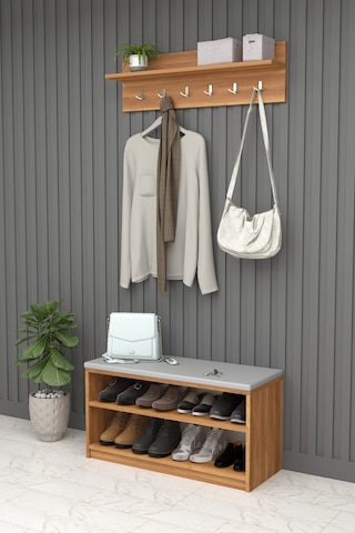 Asra Trend Puflu Ayakkabılık Ve Askılık A-34 Petra Petra