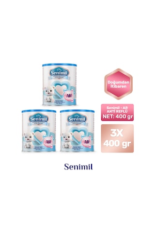Senimil-Ar Bebek Sütü 400 Gr 3 Lü Avantaj Paketi