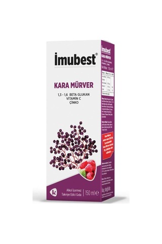Imubest Kara Mürver Şurup 150 Ml