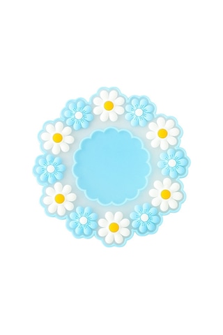 Sones Ev Yüksek Sıcaklığa Dayanıklı Papatya Bardak Altlıkları Mutfak Masa Üstü Yalıtım Matı, Stil: Mavi Orta Diğer