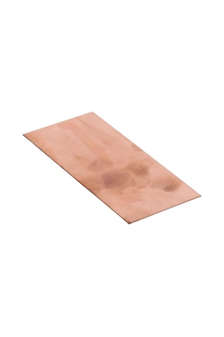 100x50mm Boşluklar Metal Levhalar Dikdörtgen Saf Bakır Levha El Sanatları, Elektrik Onarımları, Endüstri 1mm