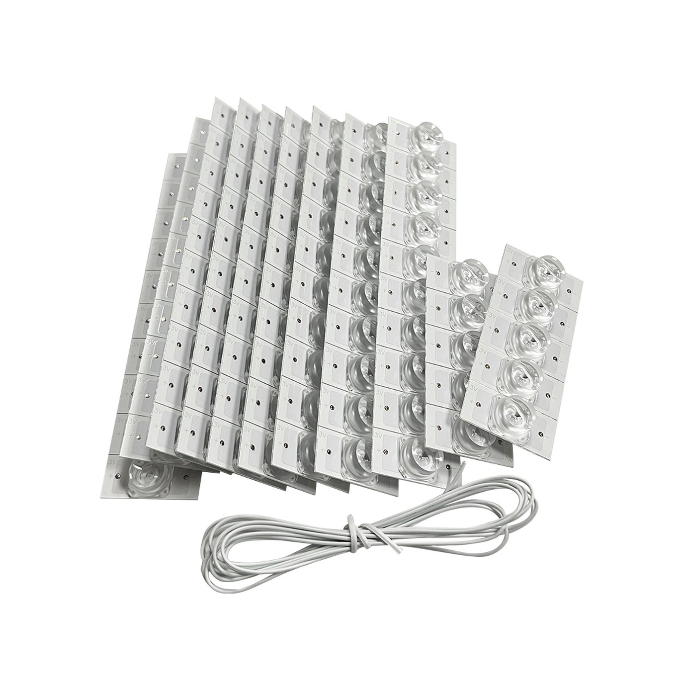 Youmex 3v Kare Smd Led Işık Pimi Seti 50 Adet - Optik Lens Filtreli, Yüksek Parlaklık, Enerji Tasarruflu, Eşit Aydınlatma