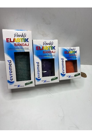 Evromed Renkli Elastik Bandaj