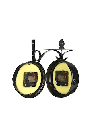 Maiyame Evinize Konfor Ve Stil Katın: Siyah Demirden Yapılmış Çift Taraflı Geri Stili Salıncak Saati, 24 8 21 Cm, Ev Dekorasyonu İçin Mükemmel Seçim Renkli