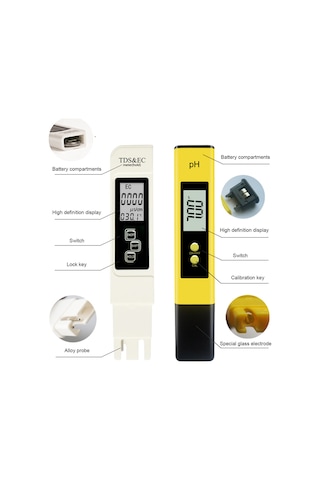Reedark Taşınabilir Su Kalite Analizörü: Ph, Tds Ve Ec Ölçümü İçin Yüksek Hassasiyetli Test Kalemi