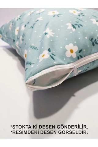 Yastık Kılıfı Karışık Desenli Gündelik Kullanımlık Düğünlük Dağıtmalık Okuluk 50 70 Cm Pillowcase Çok Renkli