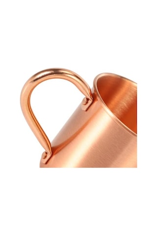 Saf Bakır Moskova Katı Kupa Katı Pürüzsüz Kokteyl İçin Astar Olmadan Kahve Bira Süt Su Bardağı Ev Bar Drinkware Serin Bira Steins Ahşap