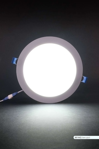 ACK Sıva Altı Yuvarlak LED Panel Armatür 6500K 18W AP01-01830 Beyaz