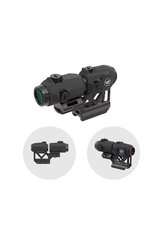 Vector Optics Combo Kit Maverick Mini Red Dot Nişangah & 3x Magnifier & Entegre Tek Parça Montaj Vogp-02