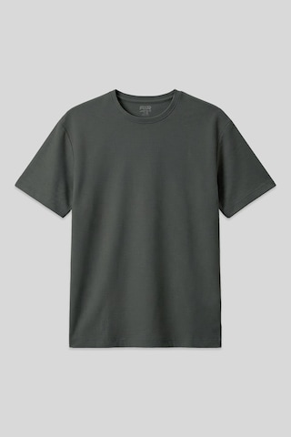 Air Jones Tommy Life Haki Waffle İnterlok Yüzeyi Dokulu Oversize Fit Basic Erkek T-shirt - 88379 Haki