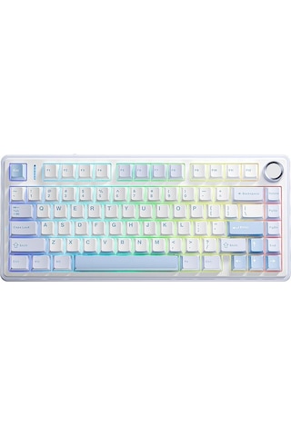 Aula F75 Mekanik Rgb Tkl Gray Switch Kablosuz Makrolu Hot Swap Klavye