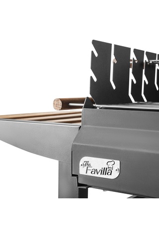 The Favilla Grillchi Standlı Yükseklik Ayarlı Çift Izgara Barbekü